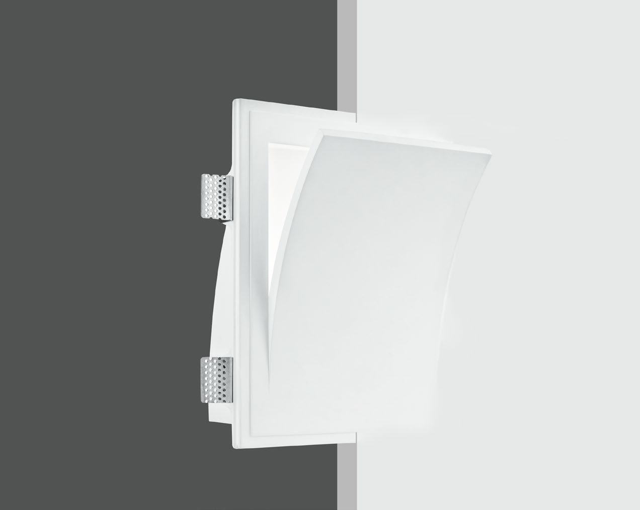 Cassa di derivazione opzionale per fissaggio a parete in muratura alluminio collezione VELA AP-2 Cassa di derivazione opzionale per fissaggio a parete in muratura alluminio collezione VELA AP-2